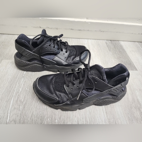 NIKE HUARACHE ALL BLACK SIZE 9🖤GREAT SHAPE - Picture 8 of 8